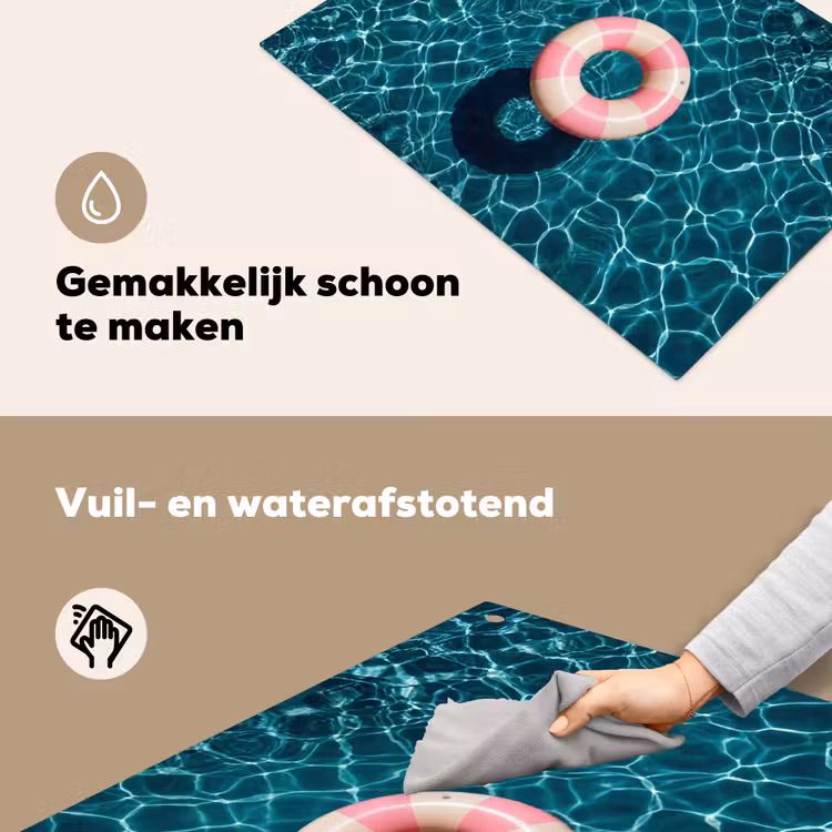 Drijvend - Zwemband - Water Inductie beschemer met haakjes klein -ky-schoon-nl