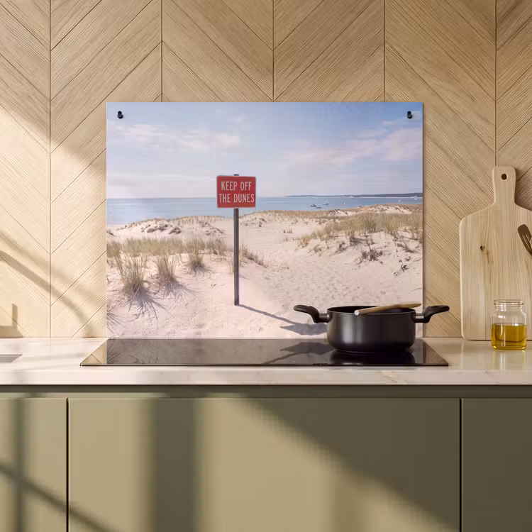 Duin - Bord - Kust - Landschap - Rood Inductie beschemer met haakjes klein -sfeer2