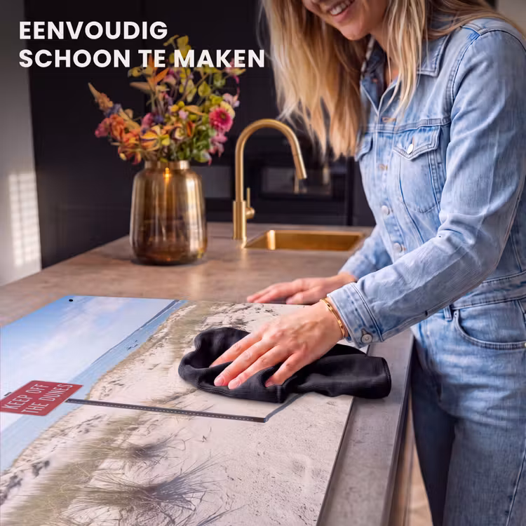 Duin - Bord - Kust - Landschap - Rood Inductie beschemer met haakjes klein -ky-schoon-nl