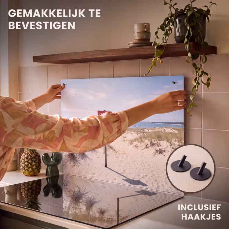 Duin - Bord - Kust - Landschap - Rood Inductie beschemer met haakjes klein -ky-ophangen-nl
