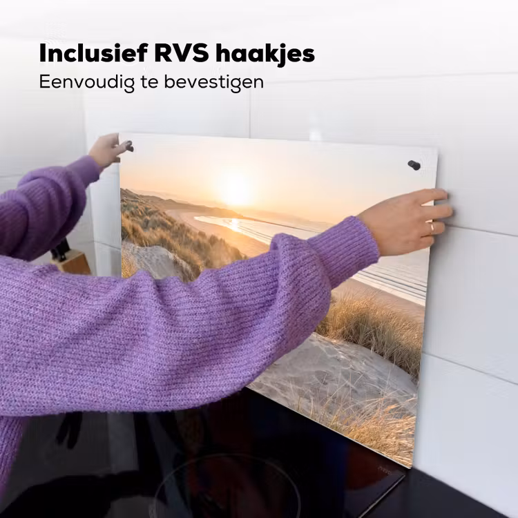 Duinen - Strand - Zee Inductie beschemer met haakjes klein -ky-ophangen-nl