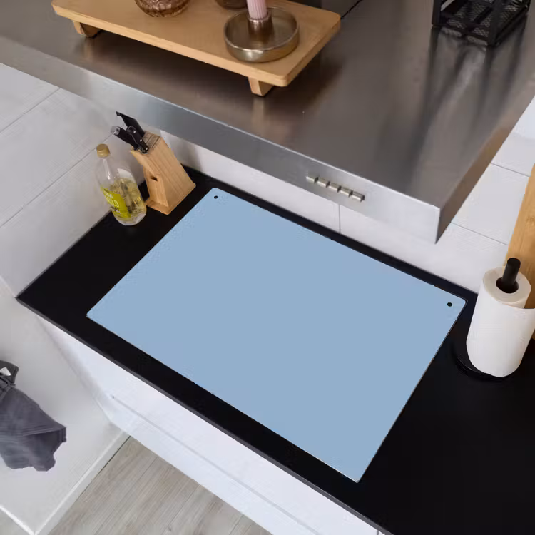 Dusty - Denim - Blauw Inductie beschemer met haakjes klein 777 -sfeer1