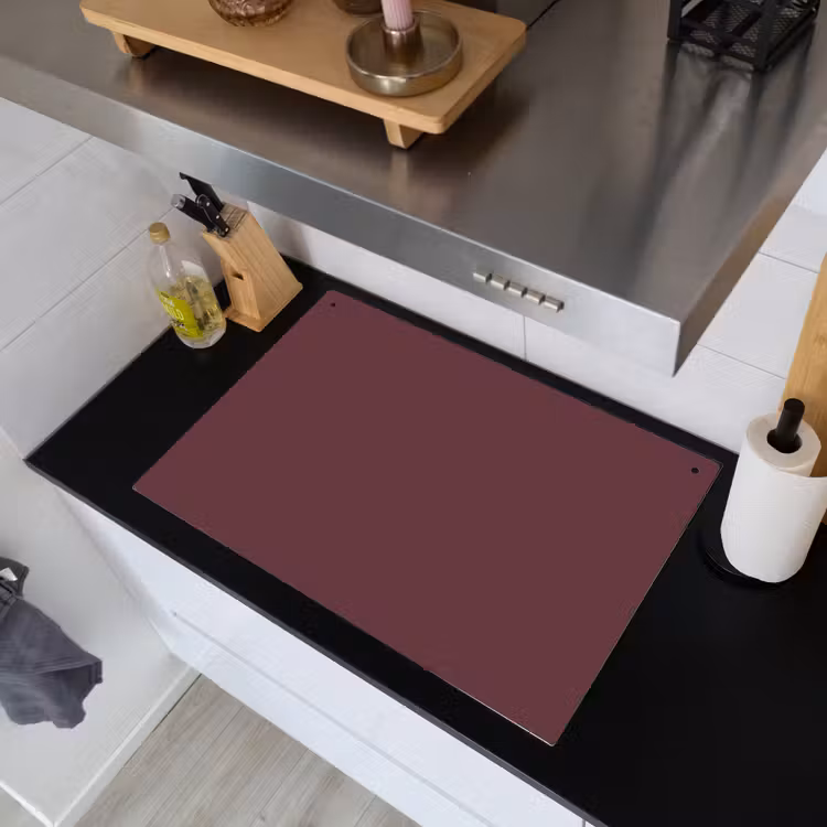 Dusty - Rose - Roze Inductie beschemer met haakjes klein 777 -sfeer1