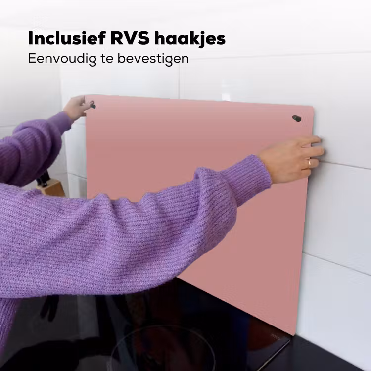 Dusty - Rose - Roze Inductie beschemer met haakjes klein 777 -ky-ophangen-nl