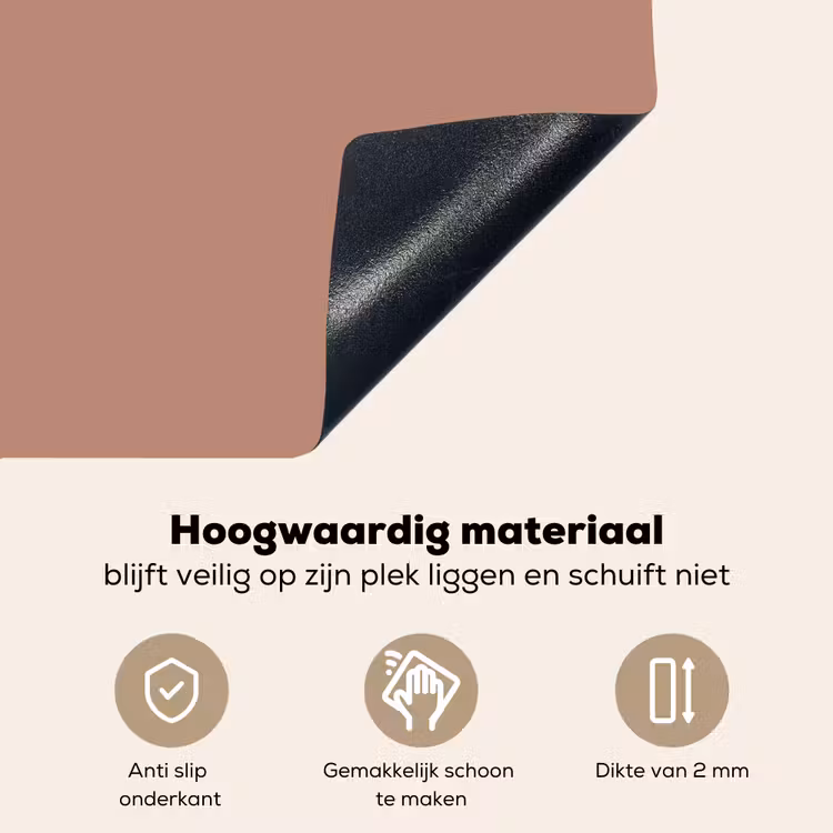 Earthy - Blusher - Roze Inductie beschemer met haakjes klein 777 -ky-onderkant-nl