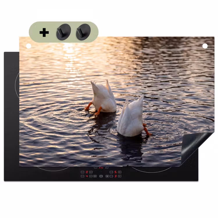 Eenden - Water - Natuur Inductie beschemer met haakjes klein -3d