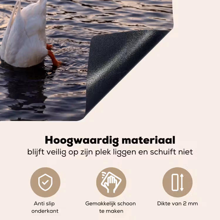 Eenden - Water - Natuur Inductie beschemer met haakjes klein -ky-onderkant-nl
