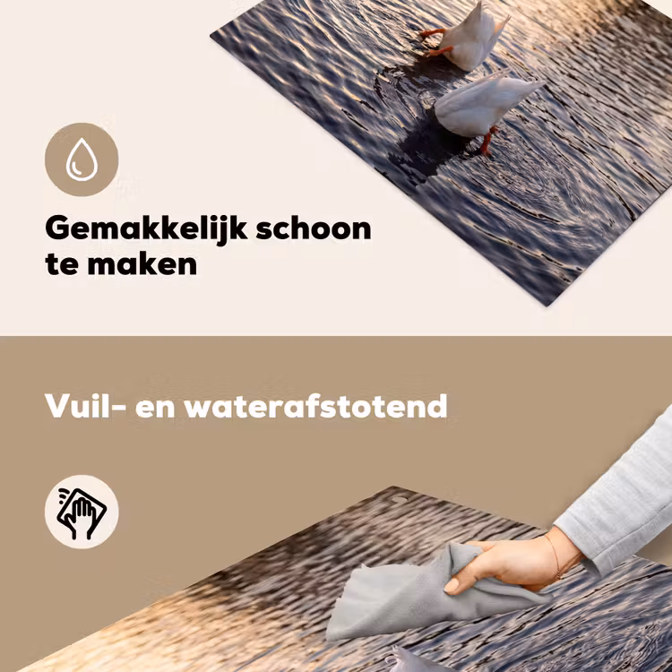 Eenden - Water - Natuur Inductie beschemer met haakjes klein -ky-schoon-nl