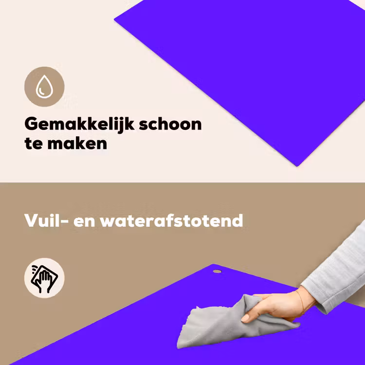 Electric - Indigo - Paars Inductie beschemer met haakjes klein 777 -ky-schoon-nl