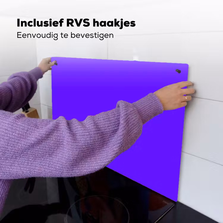 Electric - Indigo - Paars Inductie beschemer met haakjes klein 777 -ky-ophangen-nl