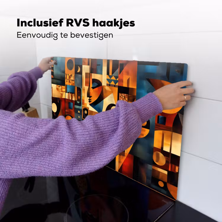 Figuren - Abstract - Symbolen Inductie beschemer met haakjes klein -ky-ophangen-nl