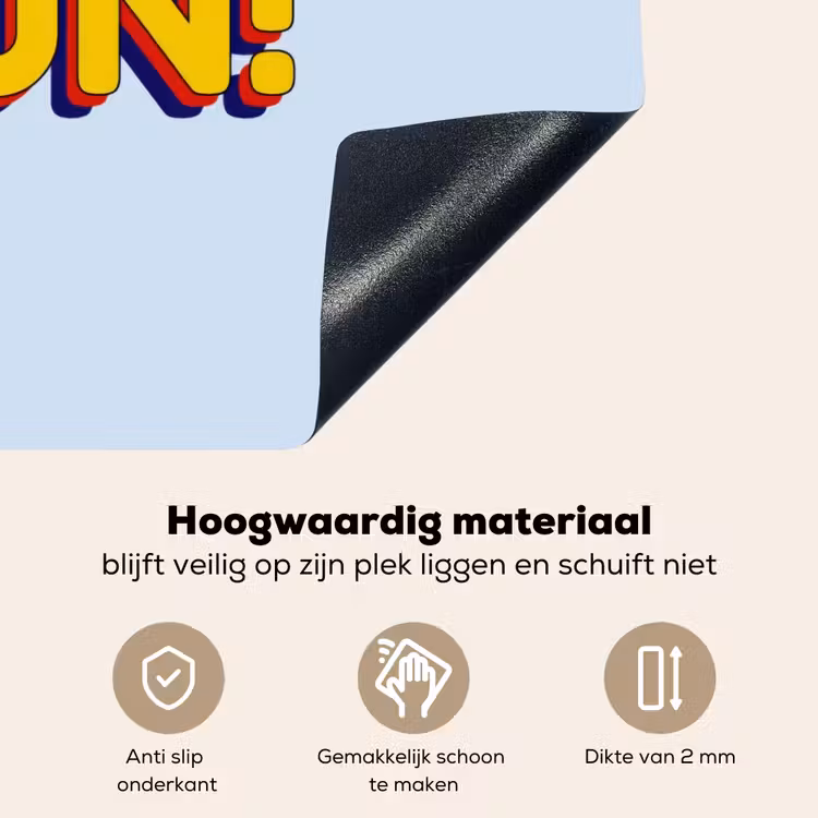 Fijn - Geel - Oranje Inductie beschemer met haakjes klein -ky-onderkant-nl