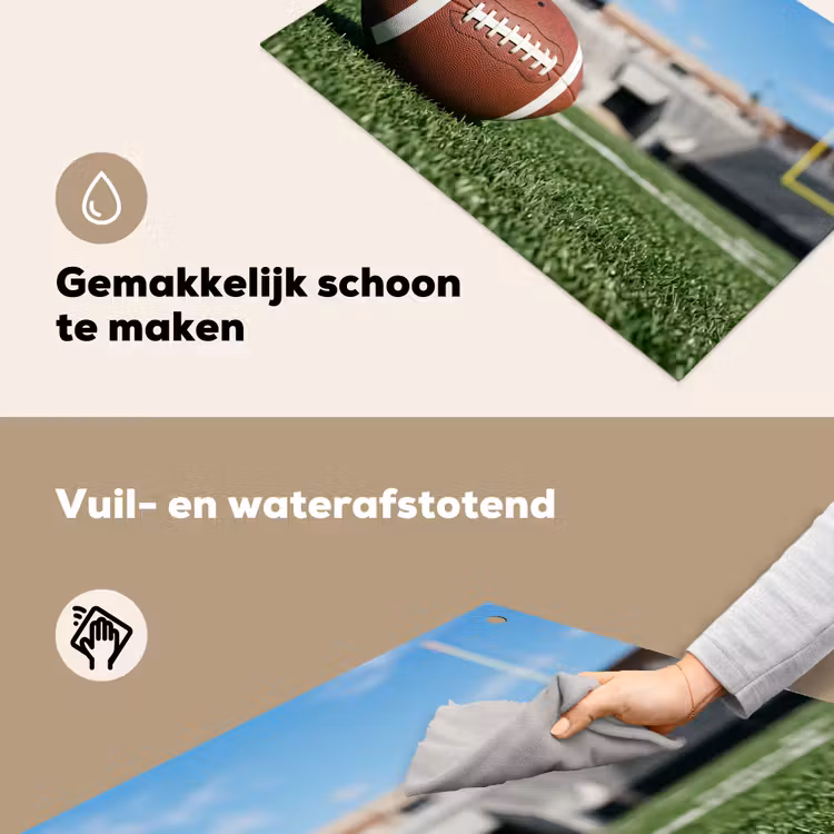 Football - Veld - Stadion - Sport Inductie beschemer met haakjes klein -ky-schoon-nl