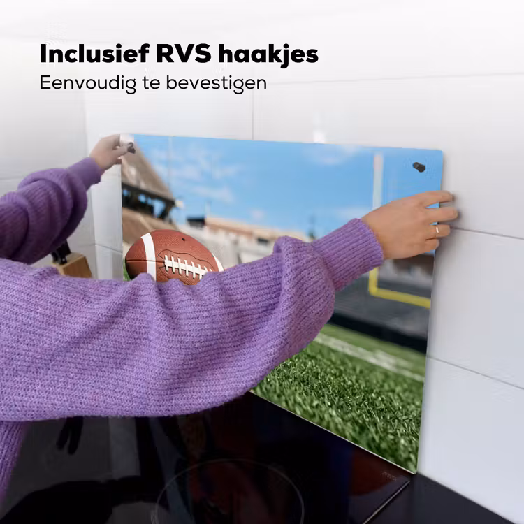 Football - Veld - Stadion - Sport Inductie beschemer met haakjes klein -ky-ophangen-nl