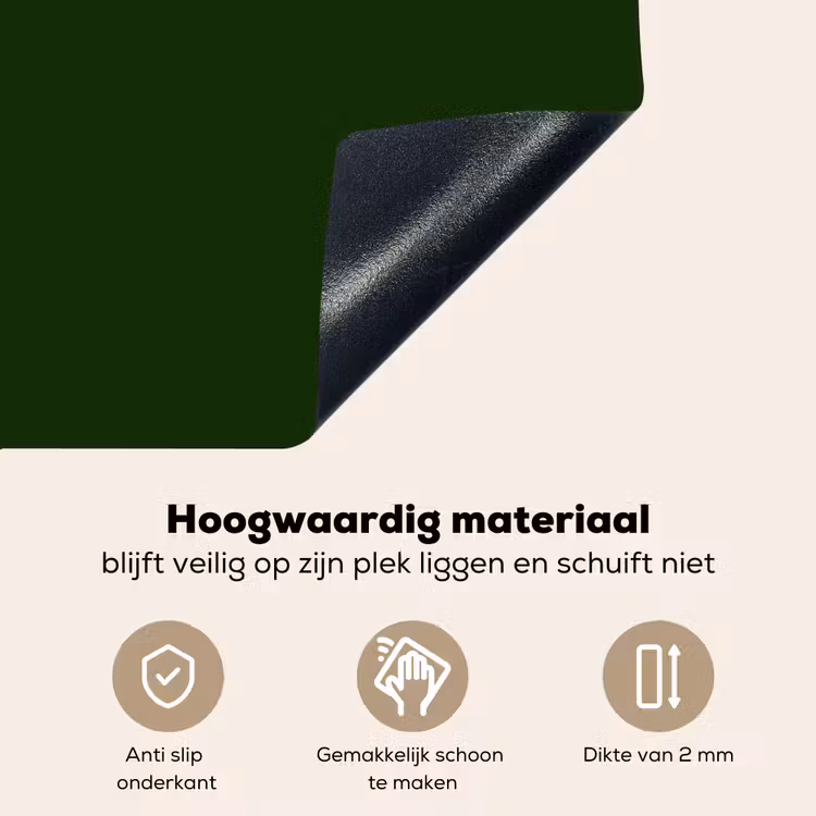 Forest - Green - Groen Inductie beschemer met haakjes klein 777 -ky-onderkant-nl