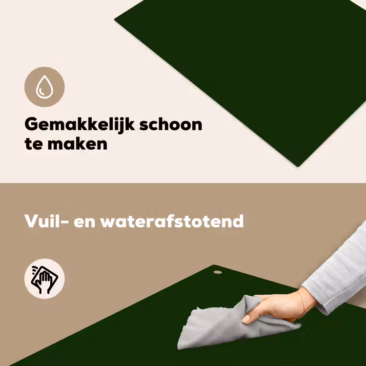 Forest - Green - Groen Inductie beschemer met haakjes klein 777 -ky-schoon-nl