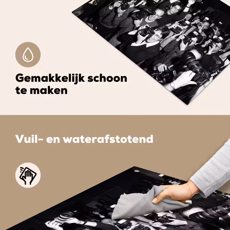 Fotografen - Menigte - Flitsers - Journalistiek Inductie beschemer met haakjes klein -ky-schoon-nl