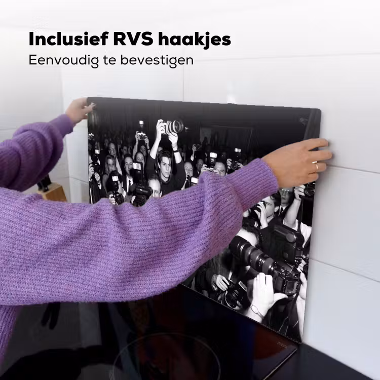 Fotografen - Menigte - Flitsers - Journalistiek Inductie beschemer met haakjes klein -ky-ophangen-nl