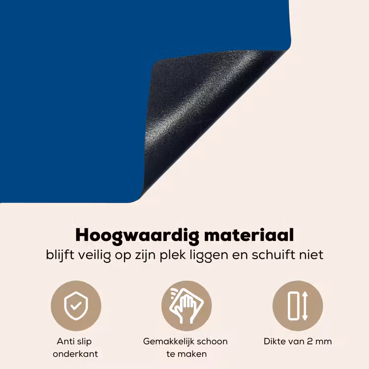 Free - Groove - Blauw Inductie beschemer met haakjes klein 777 -ky-onderkant-nl