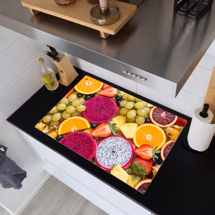 Fruit - Assortiment - Kleurrijk - Gezondheid Inductie beschemer met haakjes klein -sfeer1