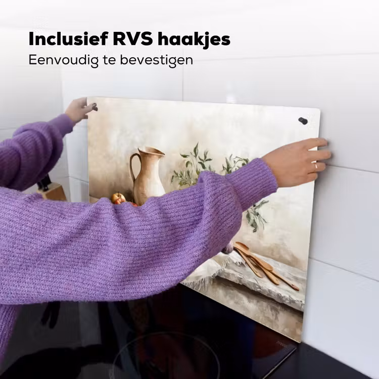 Fruit - Kruiden - Landelijk Inductie beschemer met haakjes klein -ky-ophangen-nl