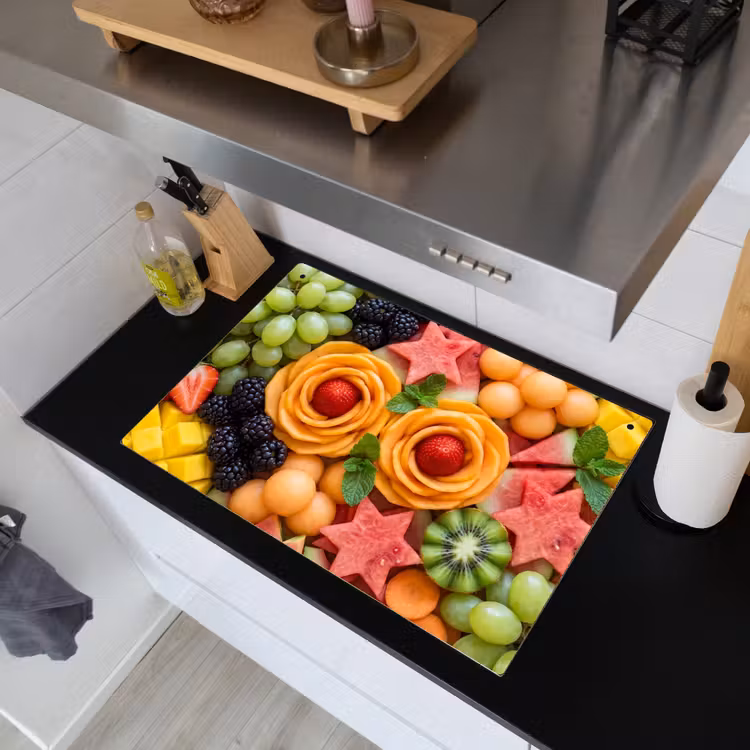Fruit - Variatie - Kleurrijk - Vers - Eten Inductie beschemer met haakjes klein -sfeer1