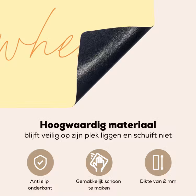 Geel - Oranje - if not now then when Inductie beschemer met haakjes klein -ky-onderkant-nl