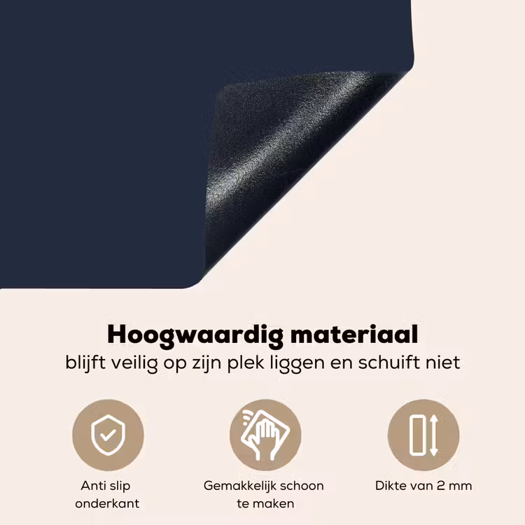 Geldersblauw - Blauw - Klassiek Inductie beschemer met haakjes klein 777 -ky-onderkant-nl