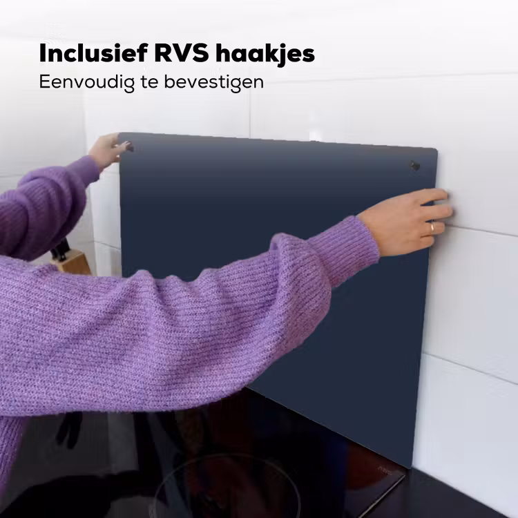 Geldersblauw - Blauw - Klassiek Inductie beschemer met haakjes klein 777 -ky-ophangen-nl
