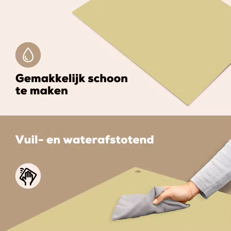 Golden - Clover - Geel Inductie beschemer met haakjes klein 777 -ky-schoon-nl