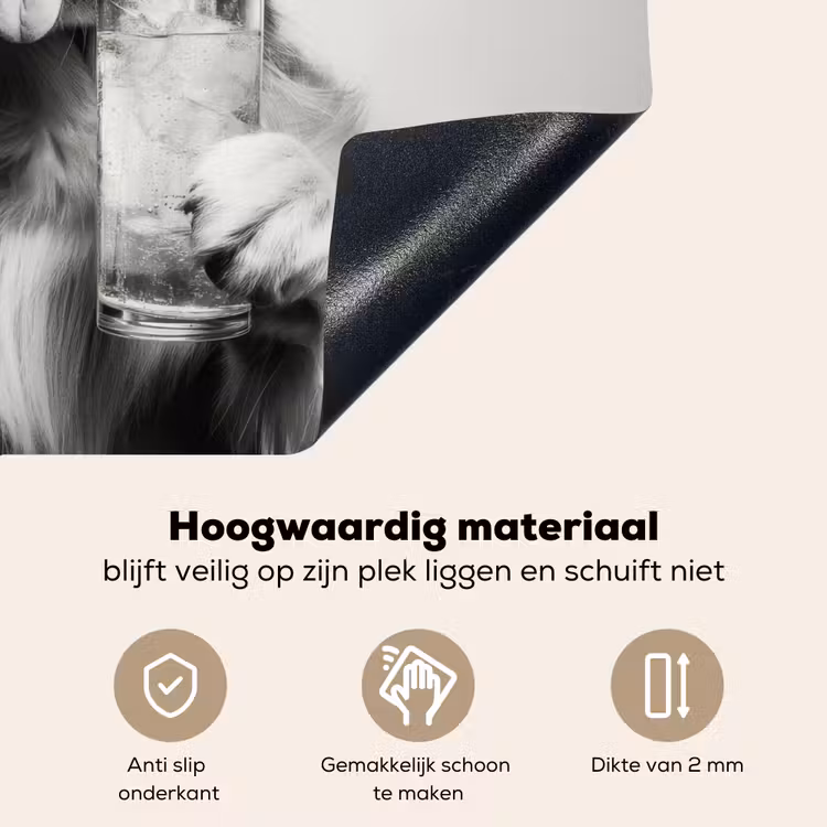 Golden retriever - Hond - Zonnebril - Gkas Inductie beschemer met haakjes middel -ky-onderkant-nl
