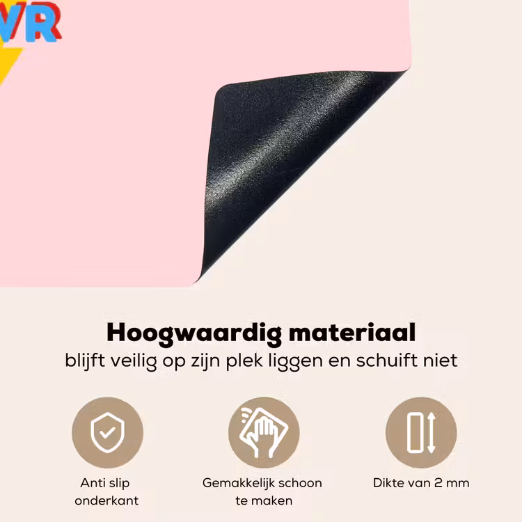 Grl pwr - Bliksem - Roze Inductie beschemer met haakjes klein -ky-onderkant-nl