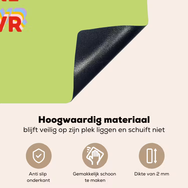 Grl pwr - Groen - Rood - 3D Inductie beschemer met haakjes klein -ky-onderkant-nl