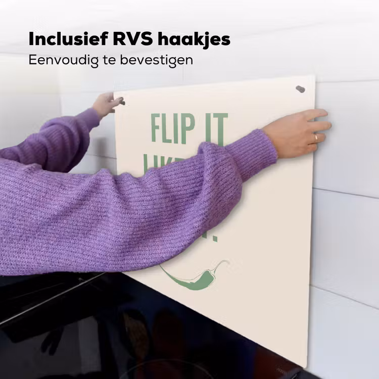 Groen - Quote - Zomer - Chilipeper Inductie beschemer met haakjes middel -ky-ophangen-nl