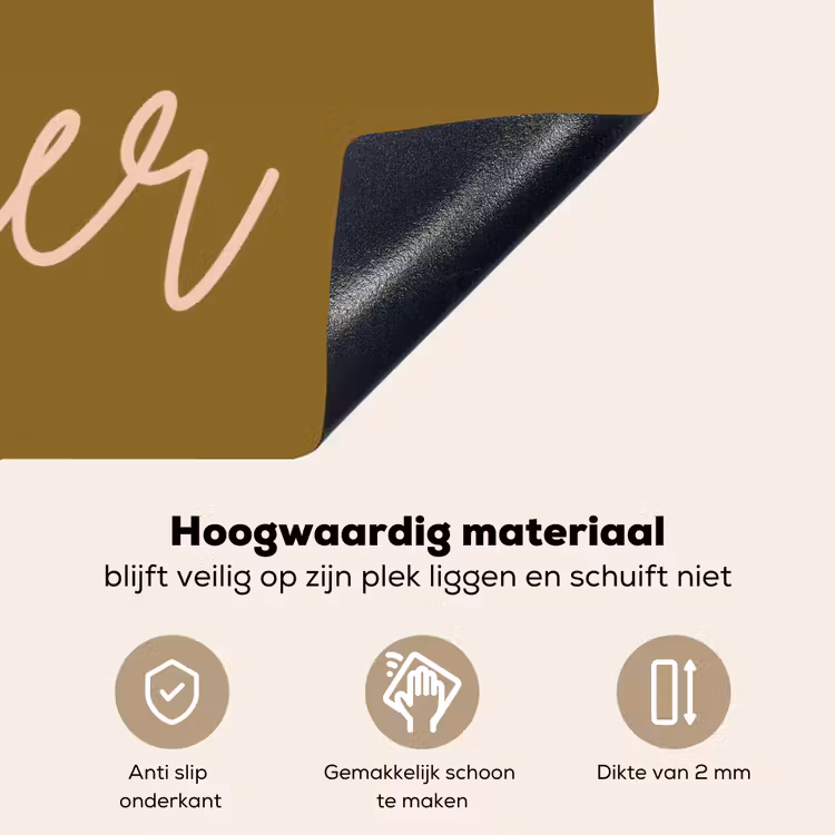 Groen - Too old for cher - Roze Inductie beschemer met haakjes klein -ky-onderkant-nl