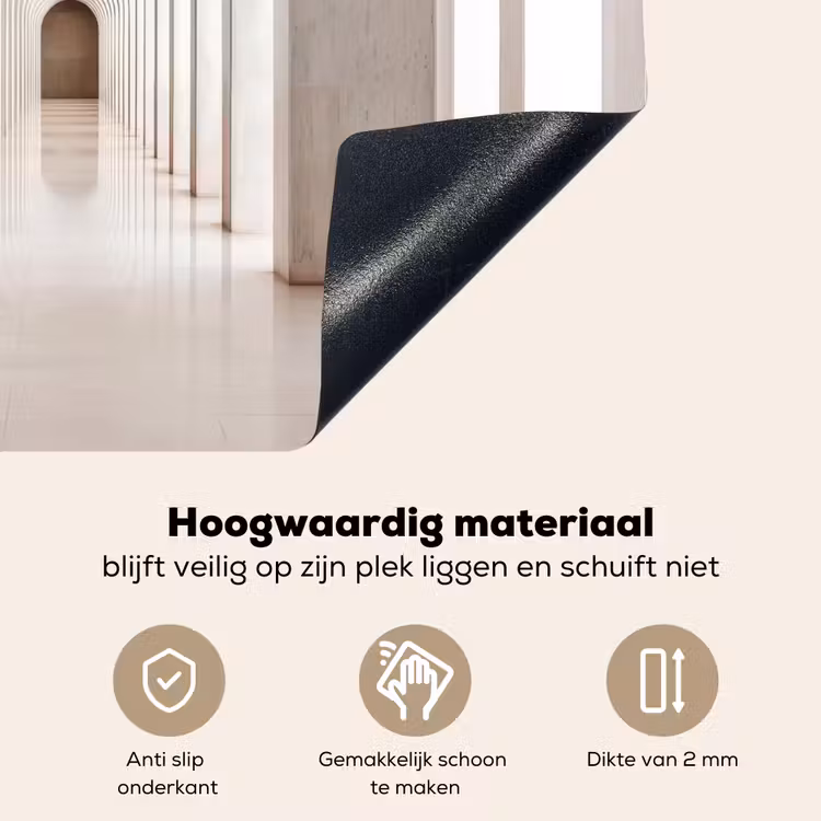 Hal - Bogen - Symmetrisch - Modern Inductie beschemer met haakjes middel -ky-onderkant-nl