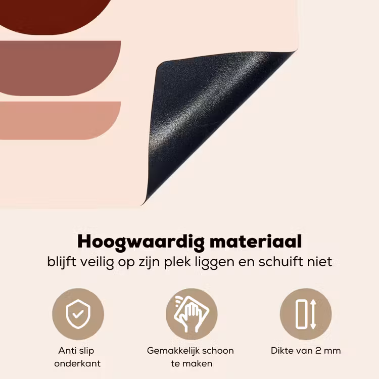 Harmonieus - Symmetrisch - Rood Inductie beschemer met haakjes middel -ky-onderkant-nl