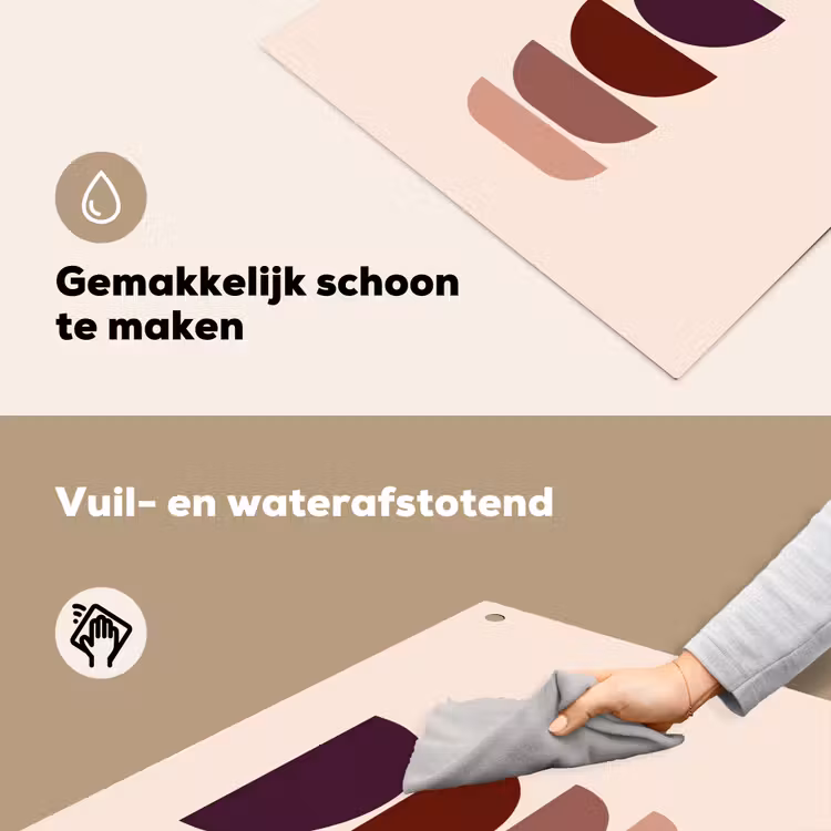 Harmonieus - Symmetrisch - Rood Inductie beschemer met haakjes middel -ky-schoon-nl