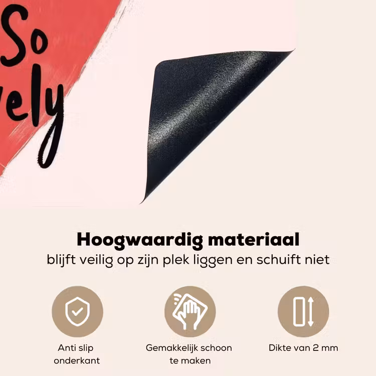 Hart - Rood - Valentijn Inductie beschemer met haakjes klein -ky-onderkant-nl