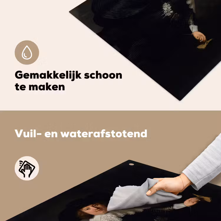 Het huwelijksportret van Marten Soolmans - Rembrandt van Rijn Inductie beschemer met haakjes middel -ky-schoon-nl