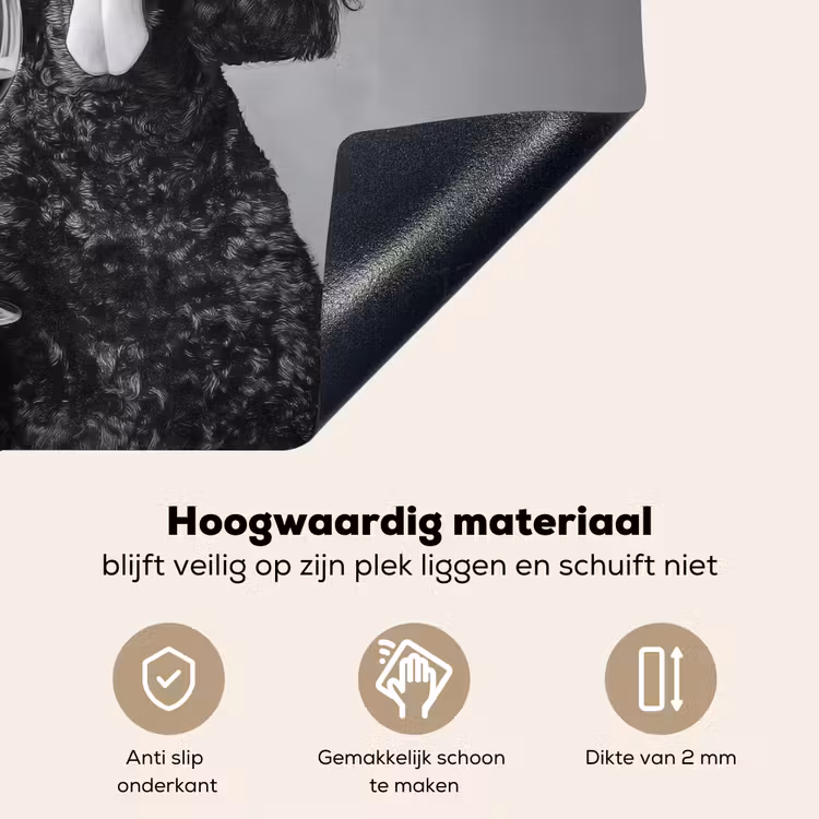 Hond - Krullen - Zonnebril - Wijn Inductie beschemer met haakjes middel -ky-onderkant-nl