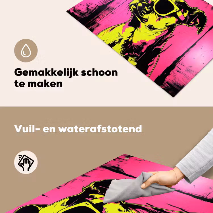 Hond - Zonnebril - Roze - Art Inductie beschemer met haakjes klein -ky-schoon-nl