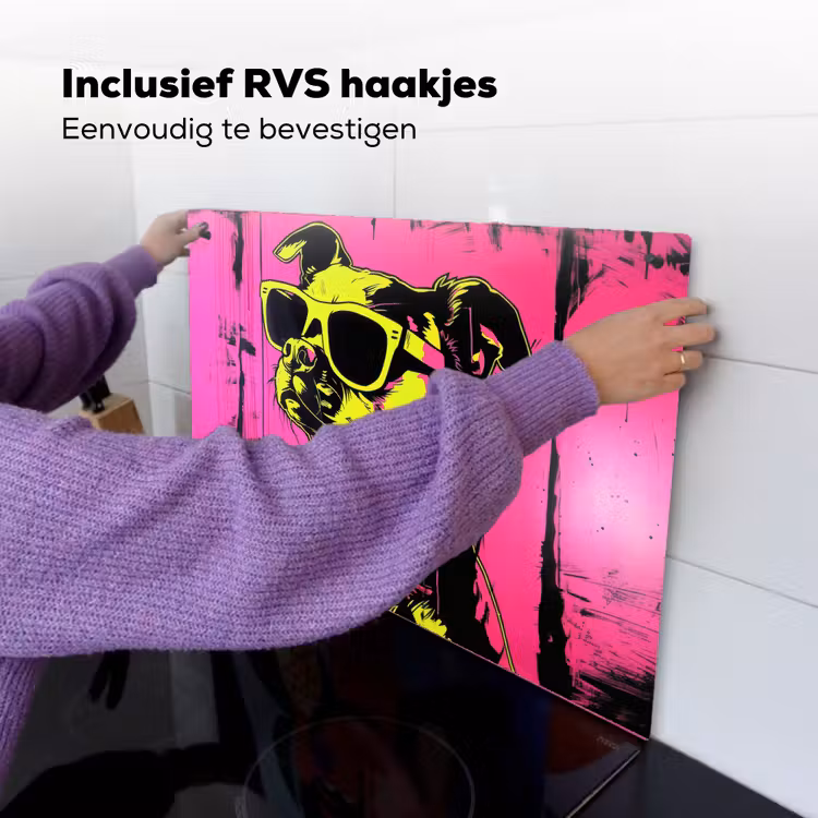 Hond - Zonnebril - Roze - Art Inductie beschemer met haakjes klein -ky-ophangen-nl