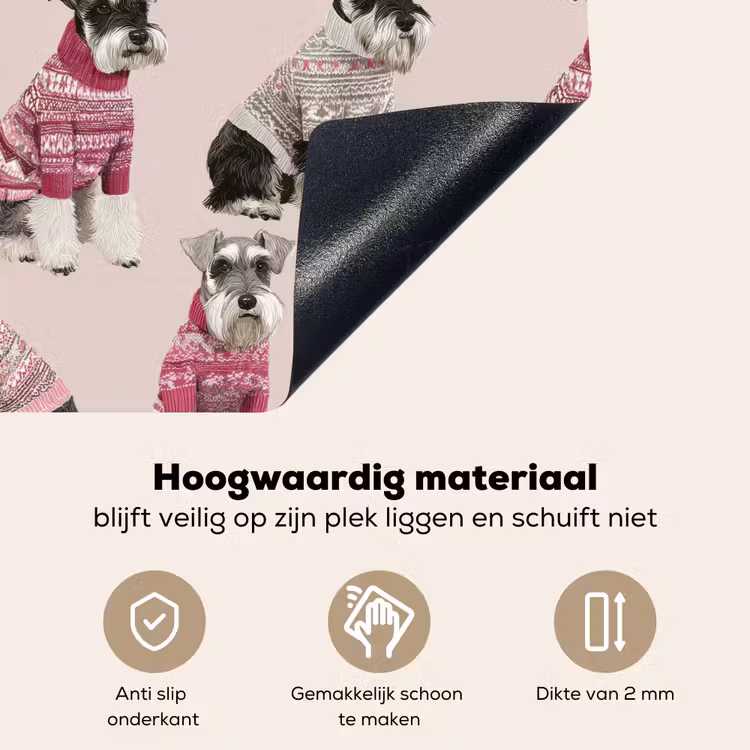 Honden - Truien - Rood Inductie beschemer met haakjes klein 777 -ky-onderkant-nl