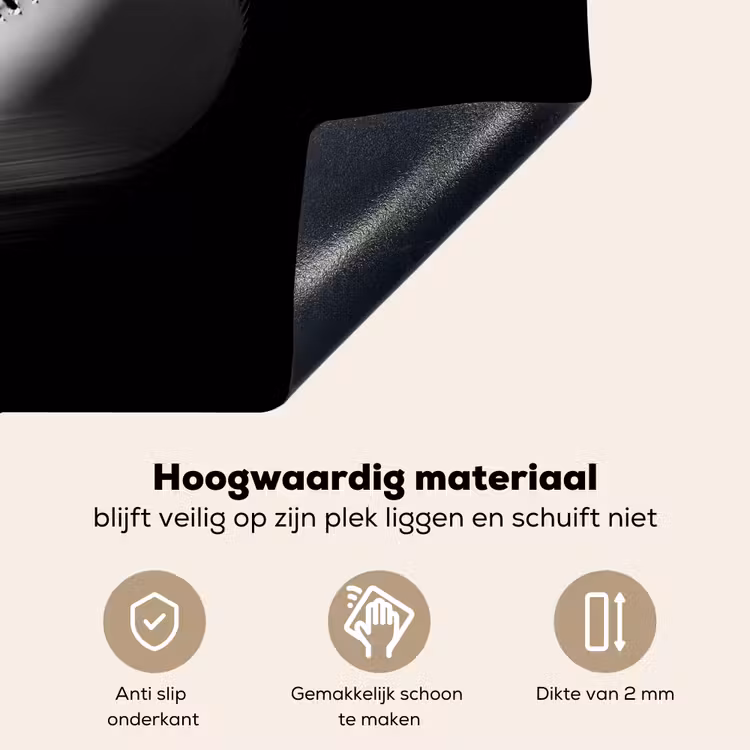 Honkbal - Wit - Vliegt Inductie beschemer met haakjes klein -ky-onderkant-nl