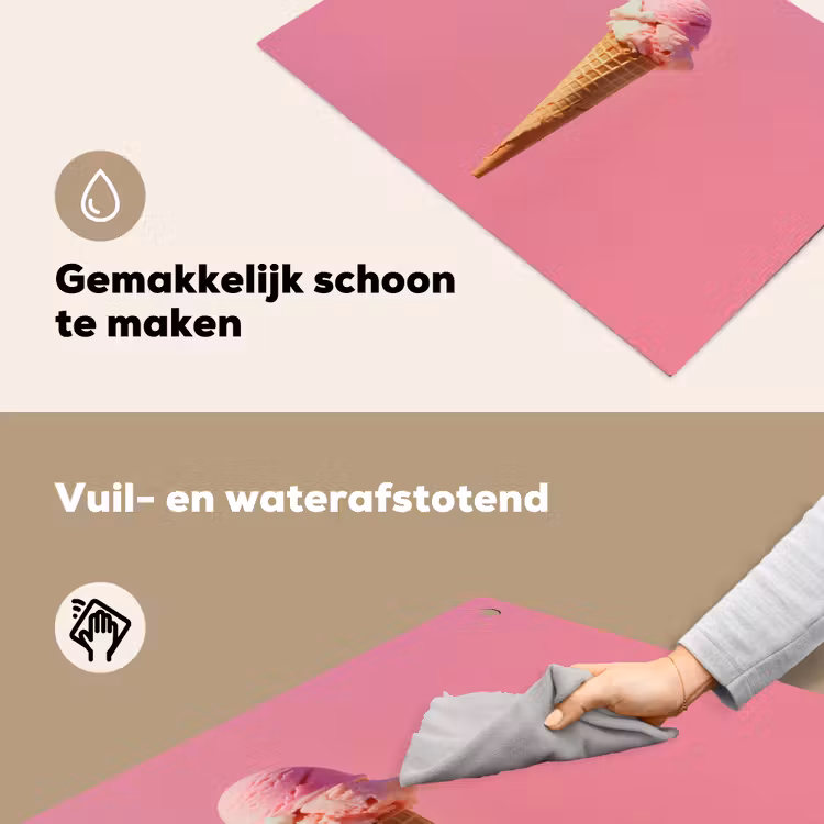 Hoorntje - Schepijs - Roze Inductie beschemer met haakjes klein -ky-schoon-nl