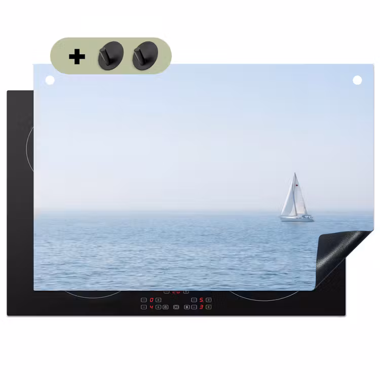 Horizon - Zeilboot - Zee Inductie beschemer met haakjes klein -3d