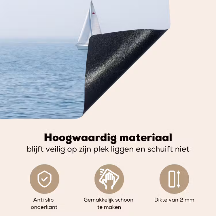 Horizon - Zeilboot - Zee Inductie beschemer met haakjes klein -ky-onderkant-nl