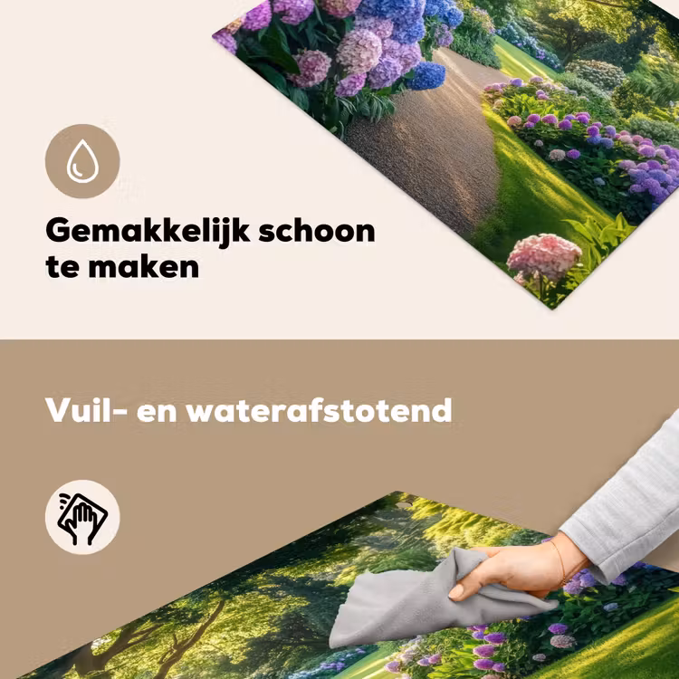 Hortensia- Park - Pad Inductie beschemer met haakjes klein -ky-schoon-nl