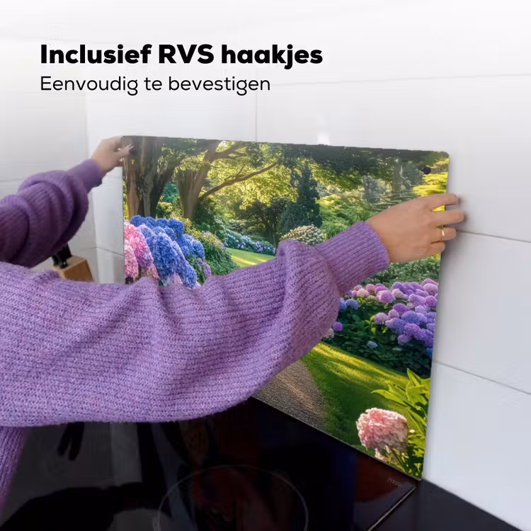 Hortensia- Park - Pad Inductie beschemer met haakjes klein -ky-ophangen-nl